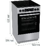 Плита электрическая Gorenje GEC5C41SG серый, конфорок 4 электрических, духовка 70 л, 50 см x 85 см x 59.4 см (без крышки), фото21