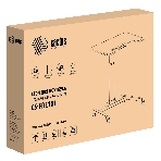 Стол для ноутбука Cactus VM-FDE101 столешница МДФ белый 80x60x123см (CS-FDE101WWT), фото8