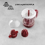Соковыжималка Scarlett SC-JE50C08 красный/белый, цитрусовая, 25 Вт, 1200 мл, механическое, фото10