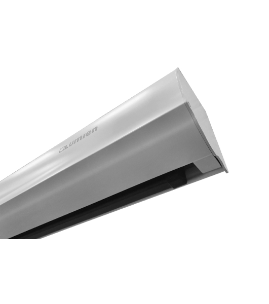 Экран с электроприводом Lumien Master Business Control 179х287 см (133') Matte White черная кайма по периметру, цвет корпуса белый 16:10. В комплекте триггер., RS232, IR, RF управл.