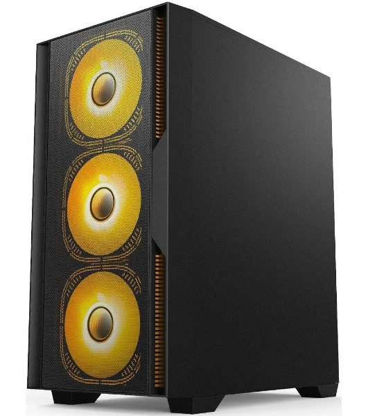 Компьютерный корпус Accord ACC-ZCU1B черный без БП mATX 3x120мм 1xUSB3.0 1xUSB3.1 audio