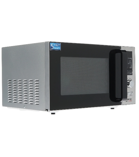 Микроволновая печь Centek CT-1588 серебристый, 25 л, 900 Вт, переключатели - кнопки, поворотный механизм