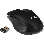 Мышь беспроводная SVEN RX-425W черный, 1600 dpi, радиоканал, USB, кнопки - 6, фото4