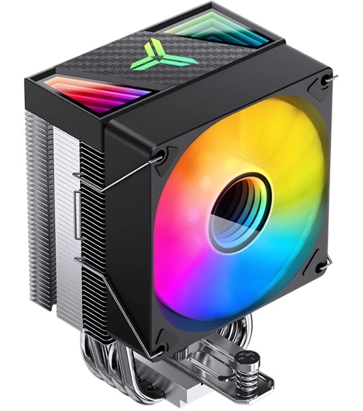Кулер для процессора JONSBO CR-1400 V2 ARGb (180W, 4-pin PWM, 133мм, Al/Cu, 4x6мм, ARGb, 1x92мм, 38.2CFM, 33.8dBA, 2200RPM, S: 1700/1200/115X, AM4/AM5 черный)