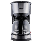 Кофеварка капельная Domfy metal DSM-CM301 1000Вт черный/серебристый, фото 1