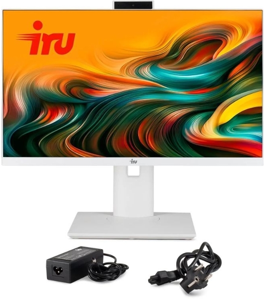 Моноблок IRU Tactio 23IW 23.8' Full HD i5 1235U (1.3) 16Gb SSD512Gb Iris Xe Windows 11 Pro GbitEth WiFi BT 120W Cam белый 1920x1080 (RUS)