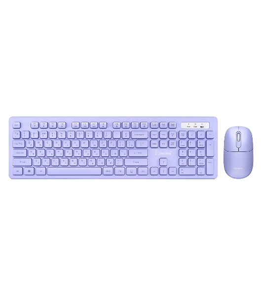 Комплект клавиатура+мышь Smartbuy 105AG беспроводной, USB, 1200 DPI, лаванда