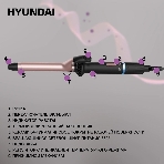 Щипцы для завивки волос Hyundai H-HS1422 черный, 25 мм, 200 °C, 6 режимов, фото11