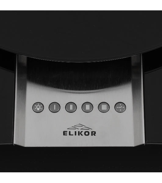 Вытяжка наклонная Elikor Графит 80Н-700-Э4Д черный, 80 см, 700 куб. м/ч, 52 дБ