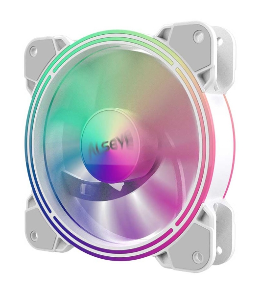 Вентилятор для корпуса Alseye Halo 4.0-W kit (3шт.) белый, 120 мм, 1300 об/мин, 24.8 дБ, 4 pin