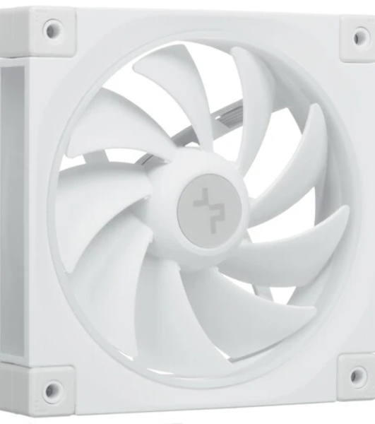 Вентилятор для корпуса Deepcool FL12 WH белый, 120 мм, 2150 об/мин, 32 дБ, 4 pin