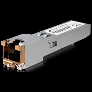 Трансивер Ubiquiti UACC-CM-RJ45-MG, SFP+ to RJ45 transceiver module that supports 10G connections up to 100 m