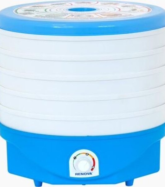 Сушилка для овощей и фруктов Renova DVN37-500/5 (В) белый/голубой