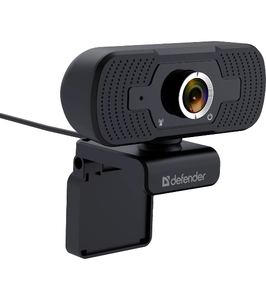 Веб-камера Defender G-lens 2591 2560x1440, 30 кадр/с, USB, микрофон, крепление на мониторе
