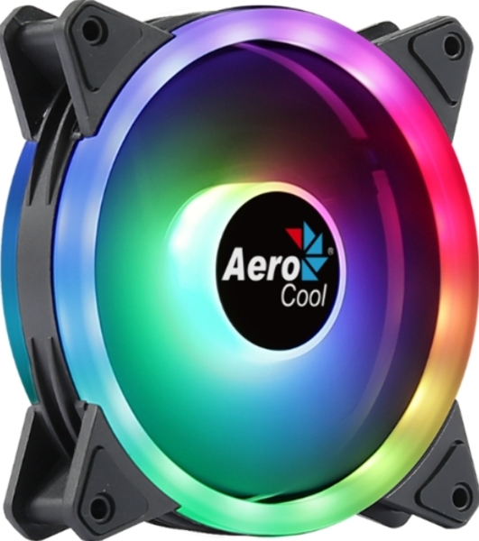 Вентилятор для корпуса Aerocool/Formula Duo 12 черный, 120 мм, 1000 об/мин, 19.7 дБ, 6 pin