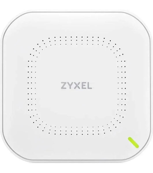 Точка доступа Zyxel NebulaFlex NWA90AX PRO, WiFi 6, 802.11a/b/g/n/ac/ax (2,4 и 5 ГГц), MU-MIMO, антенны 3x3, до 575+2400 Мбит/с, 1xLAN 2.5GE, PoE, защита от 4G/5G, БП в комплекте