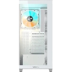 Компьютерный корпус Gigabyte GB-C500PI ST белый без БП ATX 3x120мм 6x140мм 2xUSB 3.0 1xUSB3.1 audio bott PSU, фото3