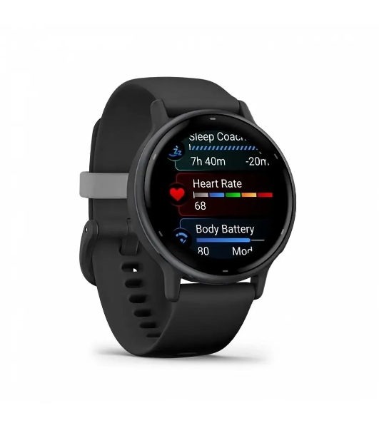 Умные часы Garmin Vivoactive 5, 1.2' AMOLED, 5G, Wi-Fi, Bluetooth, NFC, 5 ATM, черный