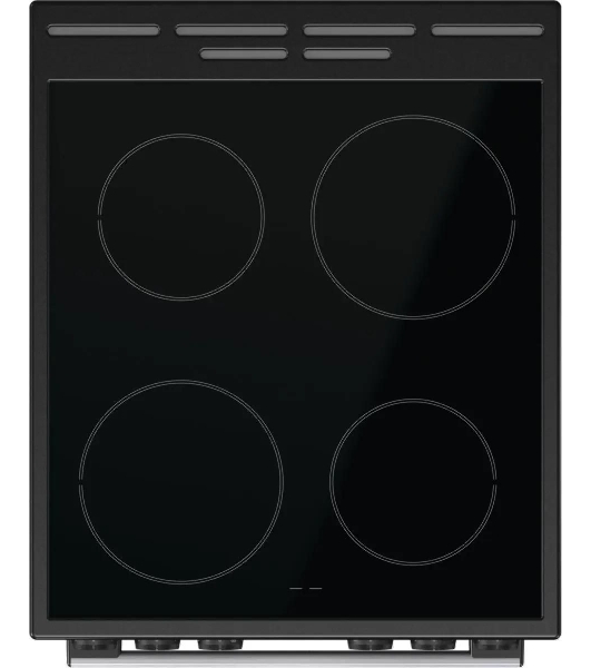 Плита электрическая Gorenje GEC5C41SG серый, конфорок 4 электрических, духовка 70 л, 50 см x 85 см x 59.4 см (без крышки)