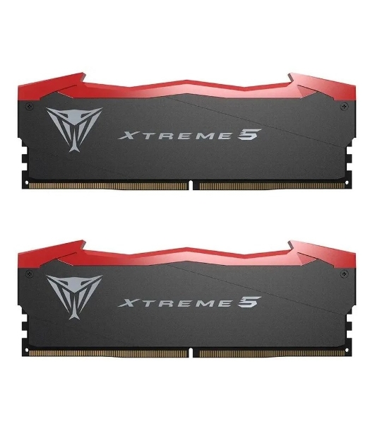 Оперативная память Patriot Viper Xtreme 5, DDR5, 48GB (2x24GB), 8200MHz, CL38, DIMM, с радиаторами, черный
