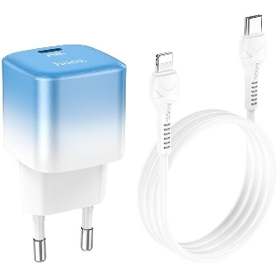 Сетевое зарядное устройство HOCO (6931474769381) C101Aai 1Type-C PD 20W, Blue ice