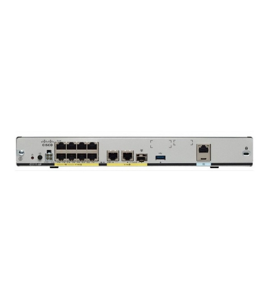 Маршрутизатор Cisco C1111-8P, 8×LAN + 2×WAN, управляемый