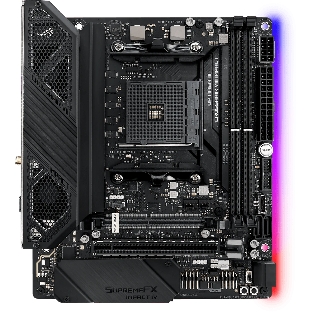 Материнская плата ASUS ROG CROSSHAIR VIII IMPACT, AM4, AMD X570, 2xDDR4, 4xSATA, 2xM.2, 1xPCIe 4.0 x16, 1x1Gb LAN, Wi-Fi 6, Bluetooth 5.0, 1xUSB-C 10Gbps, 5xUSB-A 10Gbps, 2xUSB-A 5Gbps, 7.1, Mini-DTX