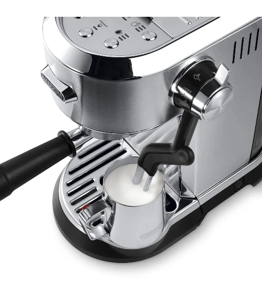 Кофеварка рожковая DeLonghi EC950.M (0132106249) серебристый, исп. кофе - молотый/чалды, 1.6 л, 1450 Вт, 15 бар