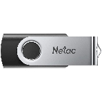 Флешка USB Netac U505 (NT03U505N-004G-20BK), 4Gb, USB 2.0, R/W 70/30, черный/серебристый, фото4