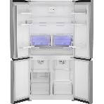 Холодильник Hotpoint HFP4 625I X нержавеющая сталь, трехкамерный, 376/165л, морозилка снизу, No Frost, Side by Side, фото3