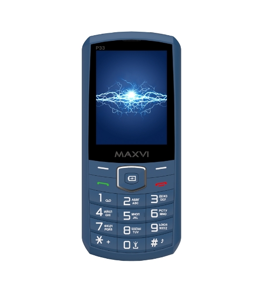 Мобильный телефон Maxvi P33 маренго