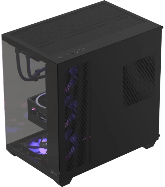 Корпус Formula Crystal Z2 V2 Black, Midi-Tower, чёрный