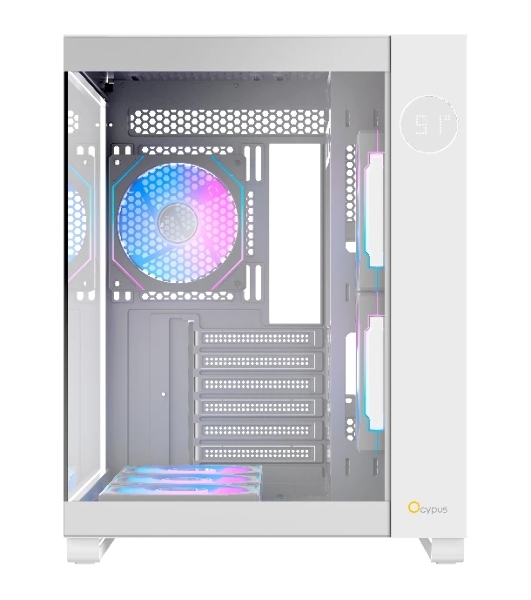 Компьютерный корпус Ocypus Iota C70 WH ARGb ATX/win/белый/6 ARGb fans/no PSU/Tempered Glass