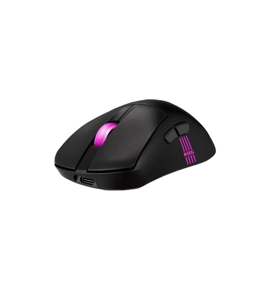 Мышь беспроводная/проводная ASUS ROG Keris II Origin чёрный, 42000 dpi, USB Type-A, радиоканал, Bluetooth, кнопки - 5