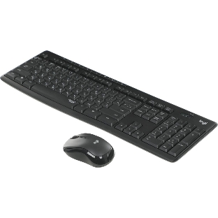 Комплект клавиатура+мышь Logitech MK295 беспроводной, USB, чёрный