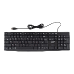 Клавиатура проводная Acer OKW121 (ZL.KBDEE.00B), USB, черный, фото 1