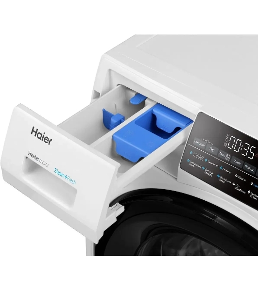 Стиральная машина Haier HW90-BP14959 белый, загрузка фронтальная 9 кг, 1400 об/мин, класс: A+++