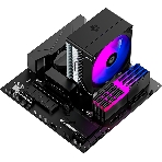 Кулер для процессора ID-COOLING SE-214-XT V2 LGA1851/1700/1200/115X/AM5/AM4 (16шт/кор, TDP 200W, PWM, 4 тепл.трубки прямого контакта, FAN 120мм, Random Spectrum Lighting) RET, фото2
