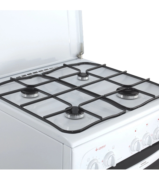 Плита газовая Gefest ПГ 1200 С5 белый, конфорок 4 шт, духовка 63 л, 60 см x 85 см x 60 см