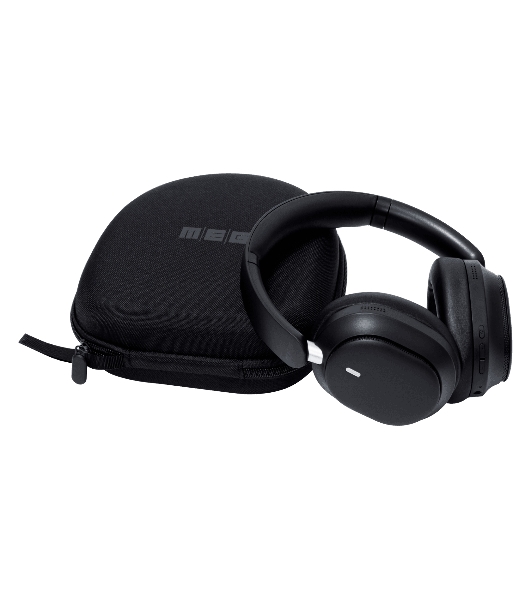 Беспроводные наушники MEG HWA200BL, Bluetooth 6.0, до 60ч, ANC Hybrid, Multipoint, LowLatency,черный