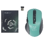 Мышь беспроводная Raskat M020W зеленый/черный, 2400 dpi, радиоканал, Bluetooth, USB, кнопки - 7, фото4