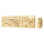 Комплект клавиатура+мышь Smartbuy 105AG беспроводной, USB, 1200 DPI, желтый, фото4