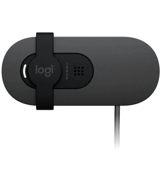Камера Web Logitech Brio 95 графитовый 2Mpix (1920x1080) USB2.0 с микрофоном для ноутбука (960-001583)