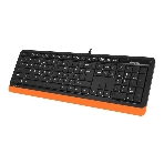 Комплект клавиатура+мышь A4Tech FStyler F1010 проводной, USB, 1600 DPI, чёрный/оранжевый, фото18