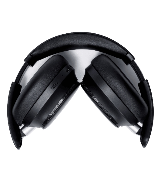 Беспроводные наушники MEG HWA200BL, Bluetooth 6.0, до 60ч, ANC Hybrid, Multipoint, LowLatency,черный