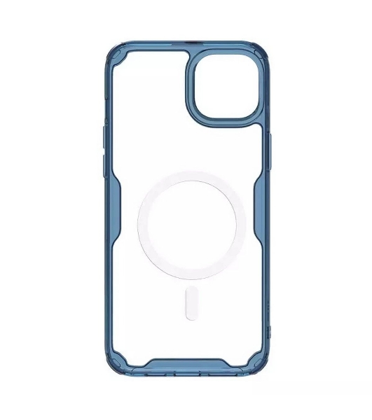 Чехол Nature TPU Pro Magnetic Case, синий, (AP IP15 Plus)
