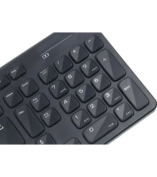 Комплект клавиатура+мышь Oklick 220M беспроводной, USB, 1000 DPI, чёрный