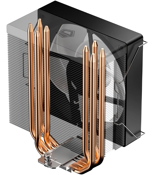 Кулер для процессора ID-COOLING SE-214-XT V2 LGA1851/1700/1200/115X/AM5/AM4 (16шт/кор, TDP 200W, PWM, 4 тепл.трубки прямого контакта, FAN 120мм, Random Spectrum Lighting) RET