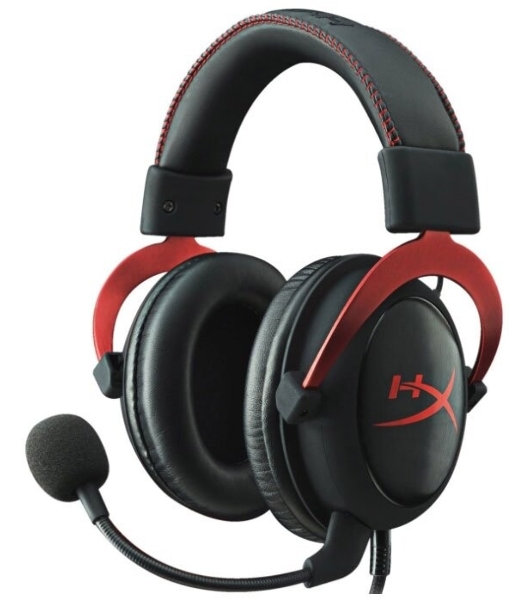 Гарнитура HyperX Cloud II красный, проводная, совместимость с консолями