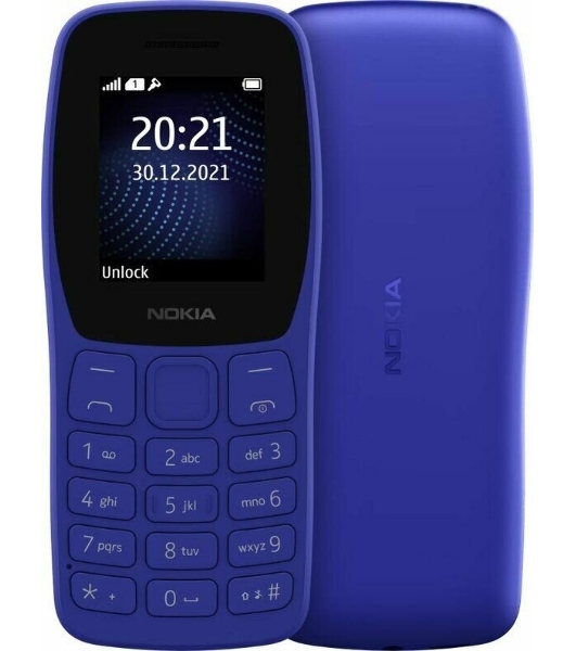 Мобильный телефон Nokia 105 TA-1416 DS EAC2+ синий